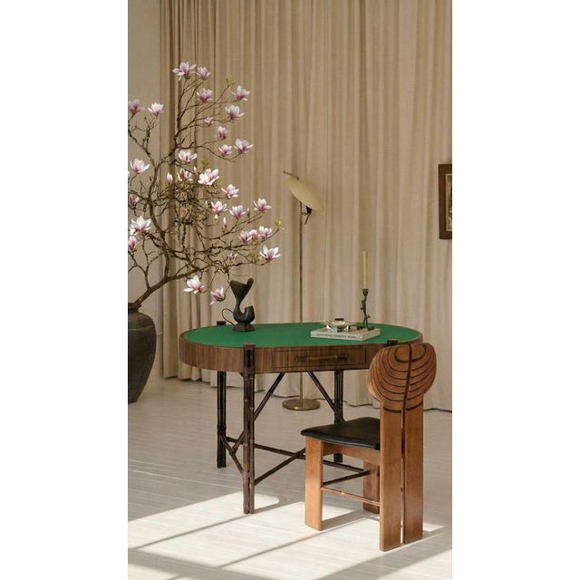 Not Yet Made - Made To Order Nomad Desk in Walnut and Real Bamboo by Auste Ost For Sale - Image 5 of 7