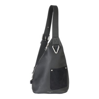 Black LV Touch Calfskin Delta Slingbag For Sale