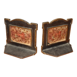 Pair of Vintage French Country Iron Bookends