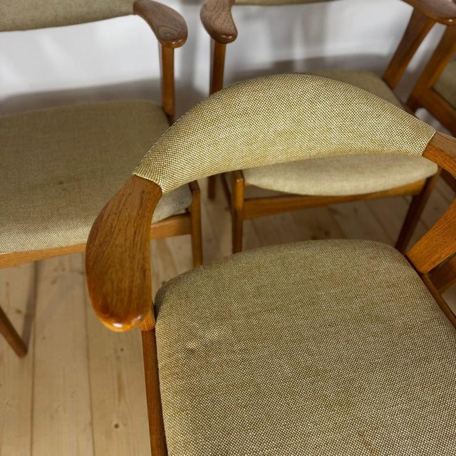 Vintage Scandinavian Chairs by Erik Kirkegaard for Høng Stolefabrik, Set of 8 For Sale - Image 12 of 14