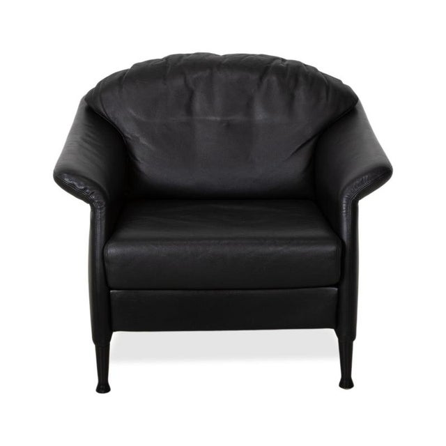 Scarlett Lounge Chair in Black Leather from Walter Knoll / Wilhelm Knoll For Sale - Image 12 of 13