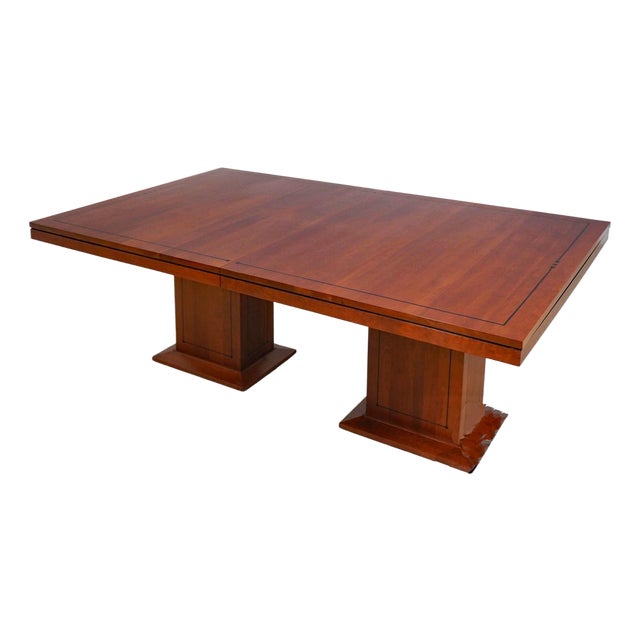 74-144 Inch Solid Cherry American Made Conference Room Table, Boardroom Table For Sale