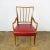 Mid-Century Modern Mid-Century Austrian Walnut and Red Leather Dining Armchairs from Oswald Haerdtl, Set of 2 For Sale - Image 3 of 16