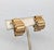 Vintage 1970s Signed Napier Goldtone Florentine Finish Half Hoop Clip Earrings-2 Pieces For Sale In Philadelphia - Image 6 of 6