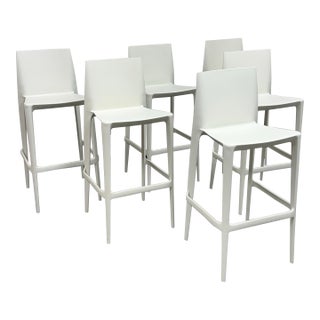 Mario & Claudio Bellini for Heller Bellini Outdoor Barstools, Set of Six For Sale