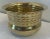 Mid-Century Modern Vintage Round Brass Planter With Unique Design For Sale - Image 3 of 6