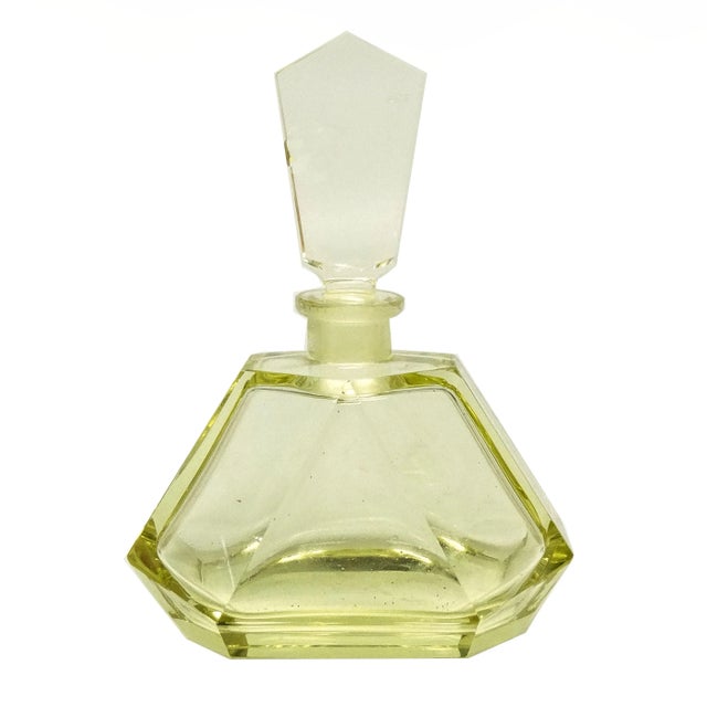 Yellow Art Deco Carafe from Moser, Czechoslovakia, 1930s For Sale - Image 8 of 8