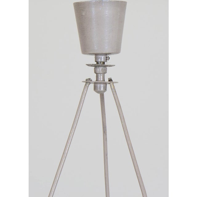 Metal Metal and Glass Pendant Lamp, 1960s For Sale - Image 7 of 8