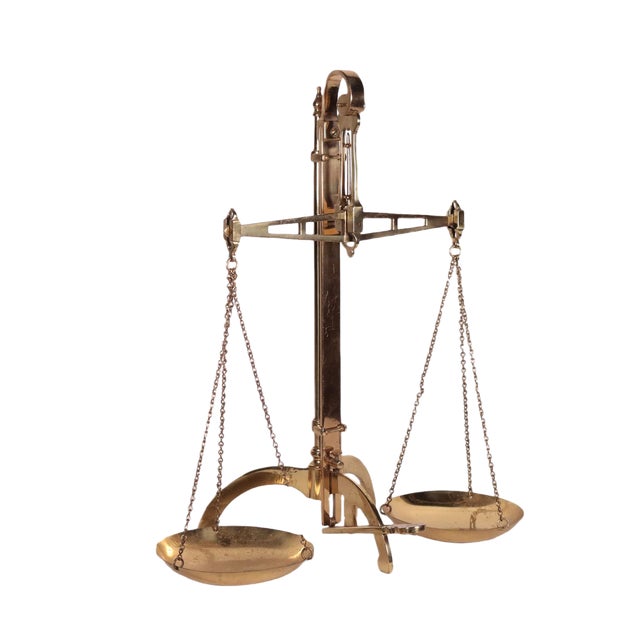 Victorian Brass Scale from Doyle & Son London For Sale