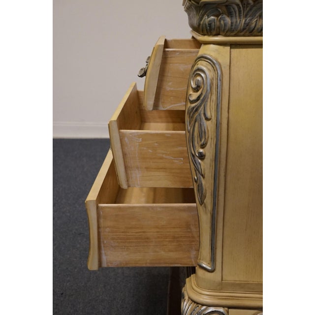 Wood Pulaski Furniture Contemporary Louis XV French Provincial 46" Low Chest of Drawers 6344-127 For Sale - Image 7 of 12