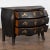 It is the Bombay curves and saber feet turning gently outwards that draws one to this dramatic pine chest of drawers....