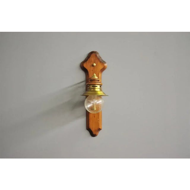 Brown Vintage Murano Glass Applique, 1970s For Sale - Image 8 of 9