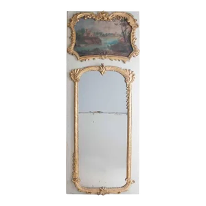 French 18th Century Louis XV Period Trumeau Mirror