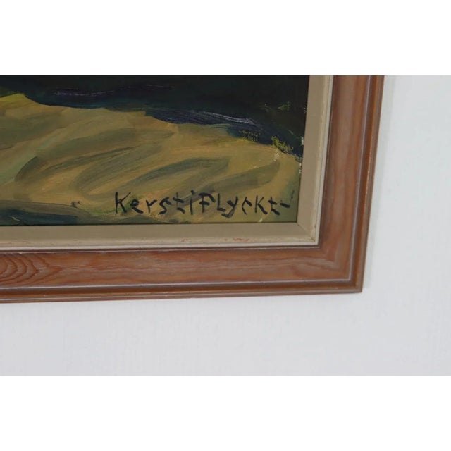 Kersti Flyckt, Landscape, 1960s, Oil on Canvas, Framed For Sale - Image 10 of 13