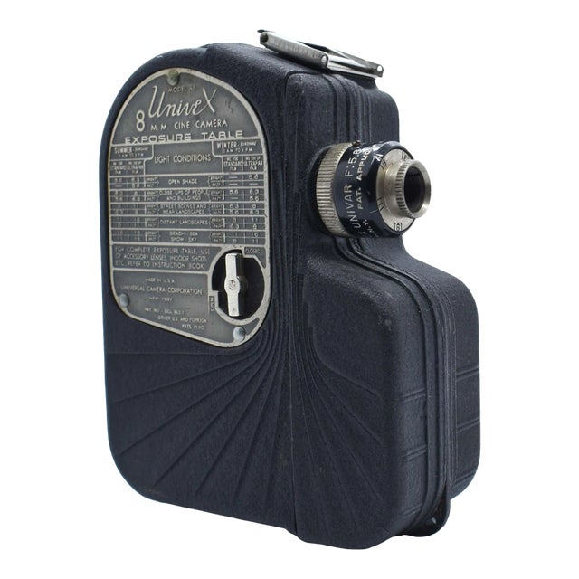1930's Univex Model A8 8mm Cine Film Movie Recording Camera For Sale