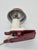 1970s Small Mid-Century Modern Space Age Mushroom Clip-On Lamp, 1970s For Sale - Image 5 of 10