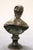 Metal Bronze Bust of a Young Woman, Early 20th Century For Sale - Image 7 of 13