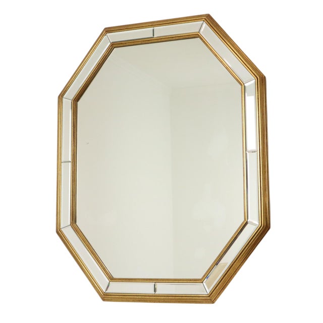 Large Hollywood Regency Octagonal Mirror from Deknudt, 1970s For Sale - Image 6 of 18