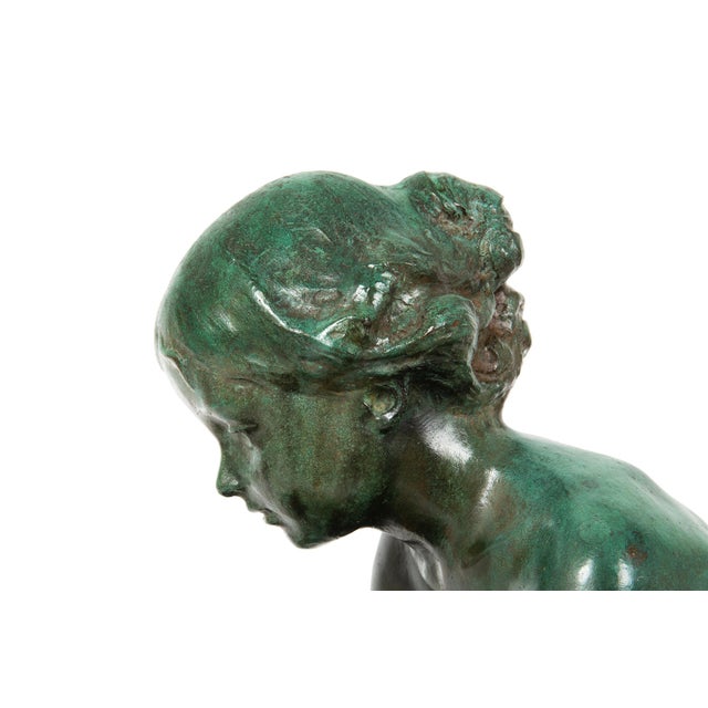 American Bronze Sculpture Fountain “Undine” (1914) by Edward Berge For Sale - Image 12 of 18