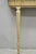 Vintage French Provincial Louis XVI Distress Cream Painted Wall Console Table For Sale - Image 10 of 15