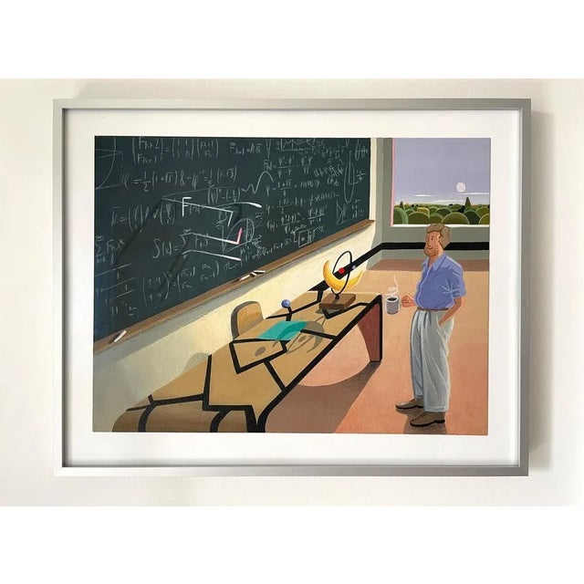 This acrylic painting on 300 g/m² paper presents one of Nico Pearleyes’ most conceptually charged compositions, where...