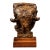 20th Century Burl Wood Sculpture of a Ram's Head by Edwin Bucher (1879-1968) For Sale