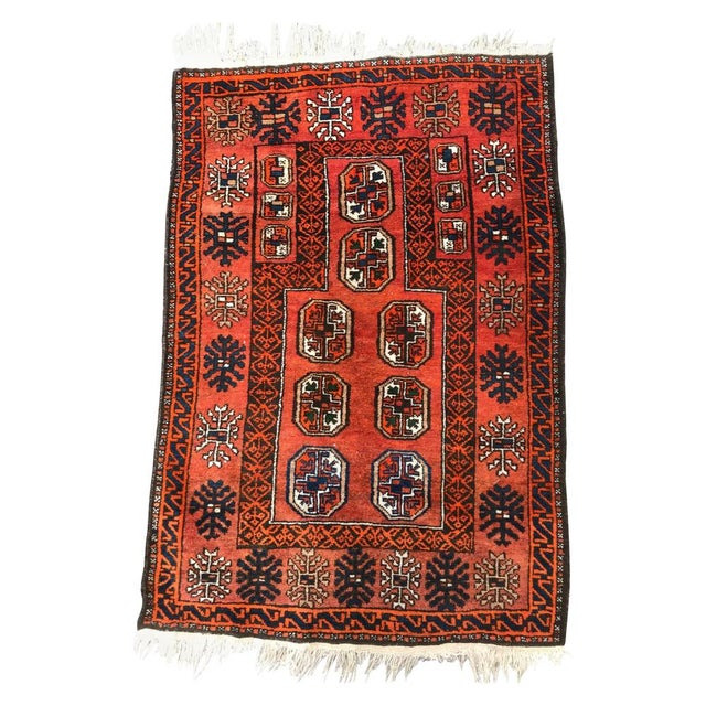 Small Afghan Baluch Rug For Sale - Image 10 of 10