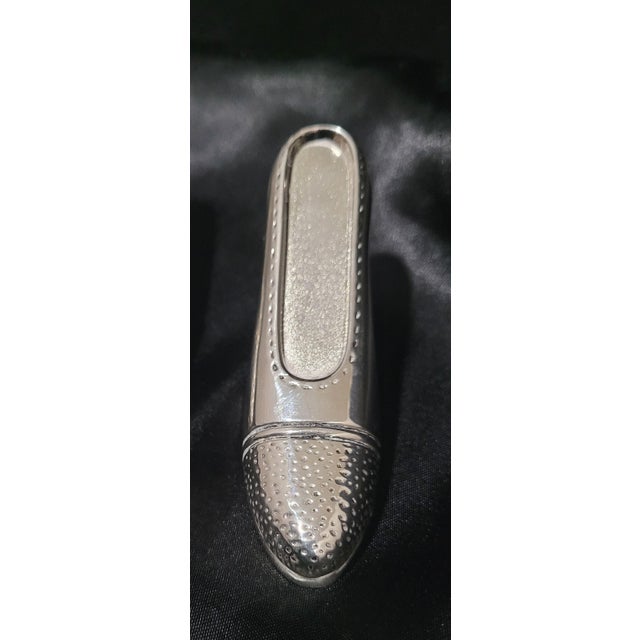 Late 20th Century Late 20th Century Godinger Ladies Shoes High Heel Pumps Silver Plated Salt & Pepper Shakers For Sale - Image 5 of 10
