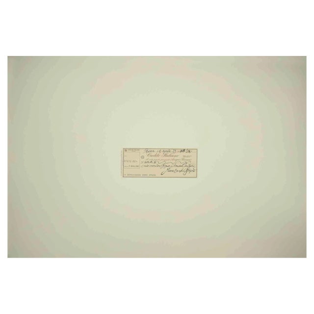 Claudio Cintoli, The Night 3, Original Photolithograph, 1970s For Sale