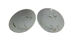 Mid-century Oval Serving Bowls - Pair