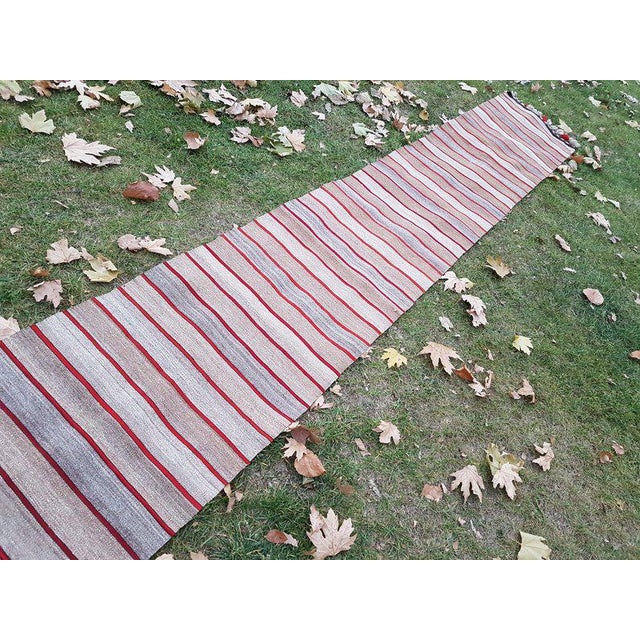 Vintage Handmade Ragrug Runner Rug Extra Long Runner Stair ...