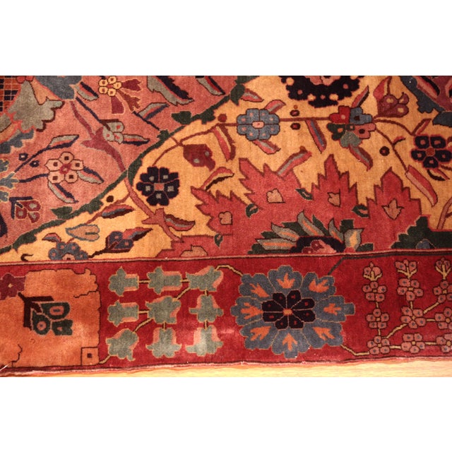 Late 19th Century Nazmiyal Collection Antique Agra Rug For Sale - Image 5 of 7