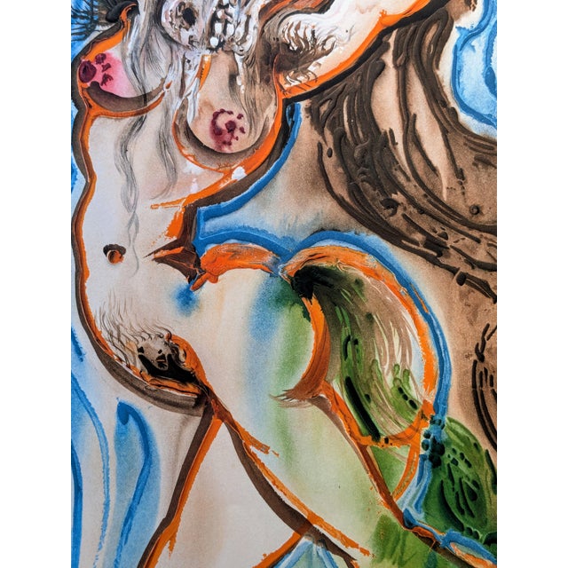 Salvador dali (1904-1989) - la femme cheval (woman horse), 1971 - original hand-signed lithograph in colors on bfk rives...
