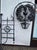 Metal Large Cast-Iron Wall Lantern with Grapevine, Grapes and S AM Emblem, 1920s For Sale - Image 7 of 7