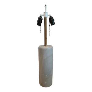 Mid 20th Century Nessen Solid Marble Lamp