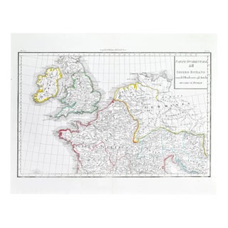 Map of the Western Part of the Roman Empire by Jean-Baptiste Bourguignon d'Anville For Sale
