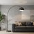 Featuring a sweeping, gracefully arched silhouette, the Half Dome Arc Lamp by Peter Morelli is a modern masterpiece...