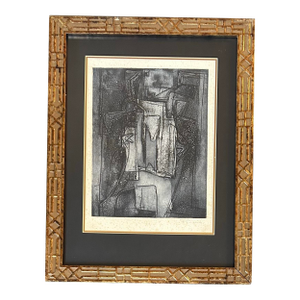 1960’s Original Marcel Fiorini Abstract Expressionist Lithograph