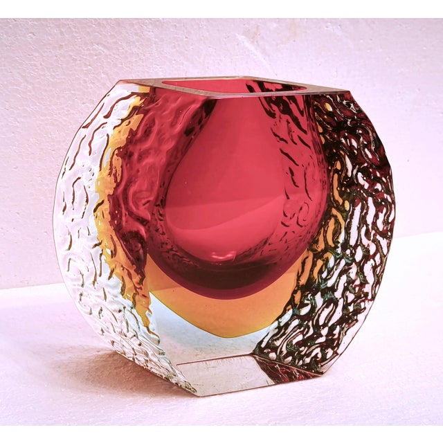 Large Murano Sommerso Glass Oliva Vase from Alessandro Mandruzzato, Italy, 1960s For Sale - Image 17 of 17