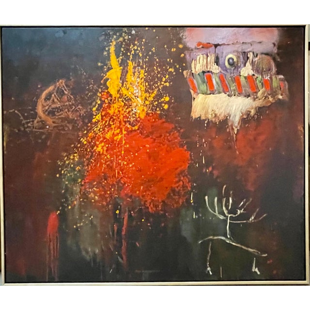 Roger Van Ouytsel (American, b. 1941) Title: "The Things I liked About Larry Wise," 1987. Oil painting on canvas, signed...