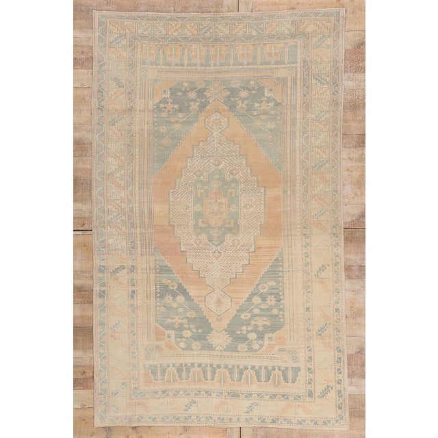 Vintage Turkish Oushak Rug, 06'00 X 09'08 For Sale - Image 10 of 10