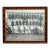 Nice Large Black and White Framed Antique Photograph Portrait Hunting Rustic Americana Dog Country Wall Decor For Sale