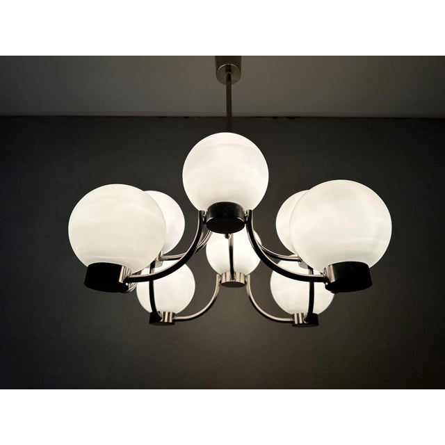 Vintage Sputnik Chandelier, 1970s For Sale - Image 11 of 15