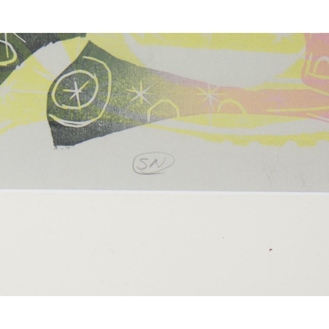 Monoprint of a Seated Woman by Ed Funk For Sale - Image 4 of 10