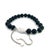 1990s David Yurman Authentic Estate Matte Onyx Beads Bracelet 6.6 - 8.5" Silver 8 Mm For Sale - Image 17 of 18