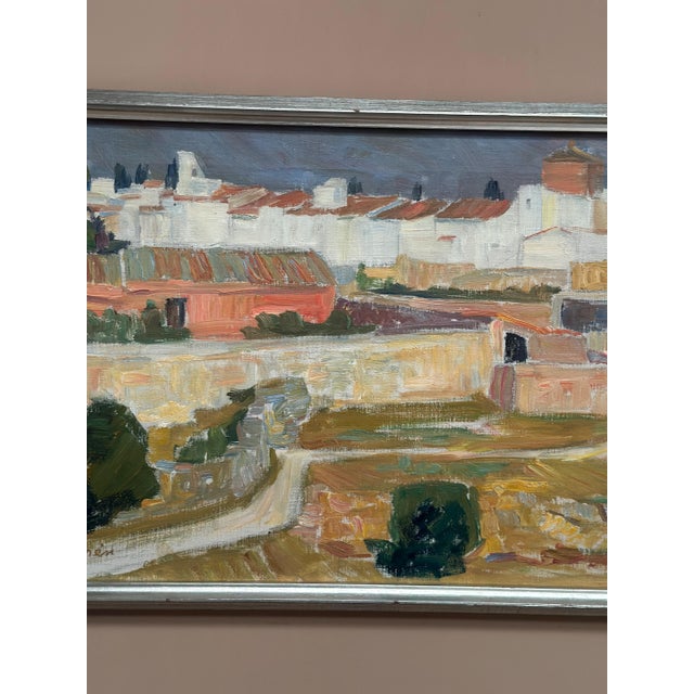Einar Rosen, View of the City, 1950s, Oil on Panel, Framed For Sale - Image 18 of 18