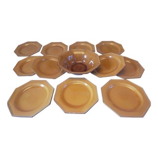 Terre De Provence Pottery Tableware, Set of 57 For Sale