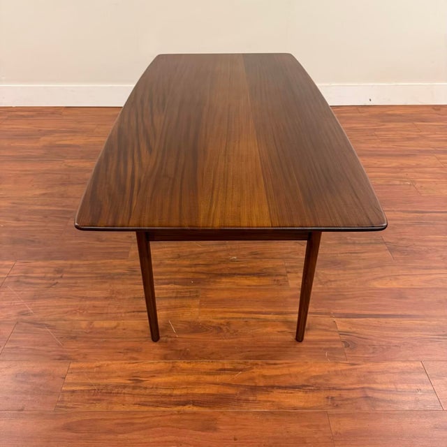 Mid 20th Century A. Younger Ltd. Solid Afromosia Dining Table For Sale - Image 5 of 7