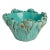 Les Fleur Seafoam Bowl, Flowers Large For Sale