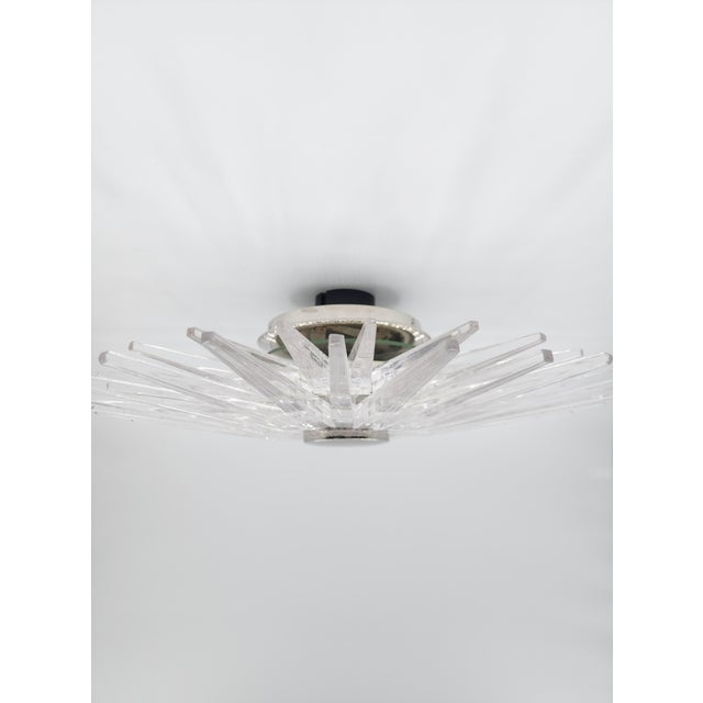 Quincy Flush Mount Light Fixture 17.5” Diam by Chapman Myers for Visual Comfort For Sale In New York - Image 6 of 8